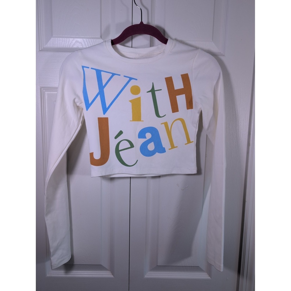 With Jean NWOT No Big Deal Long Sleeve Tee XXS
